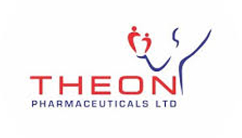 Theon Pharmaceuticals Ltd. logo as displayed in Intra Life's official manufacturer carousel